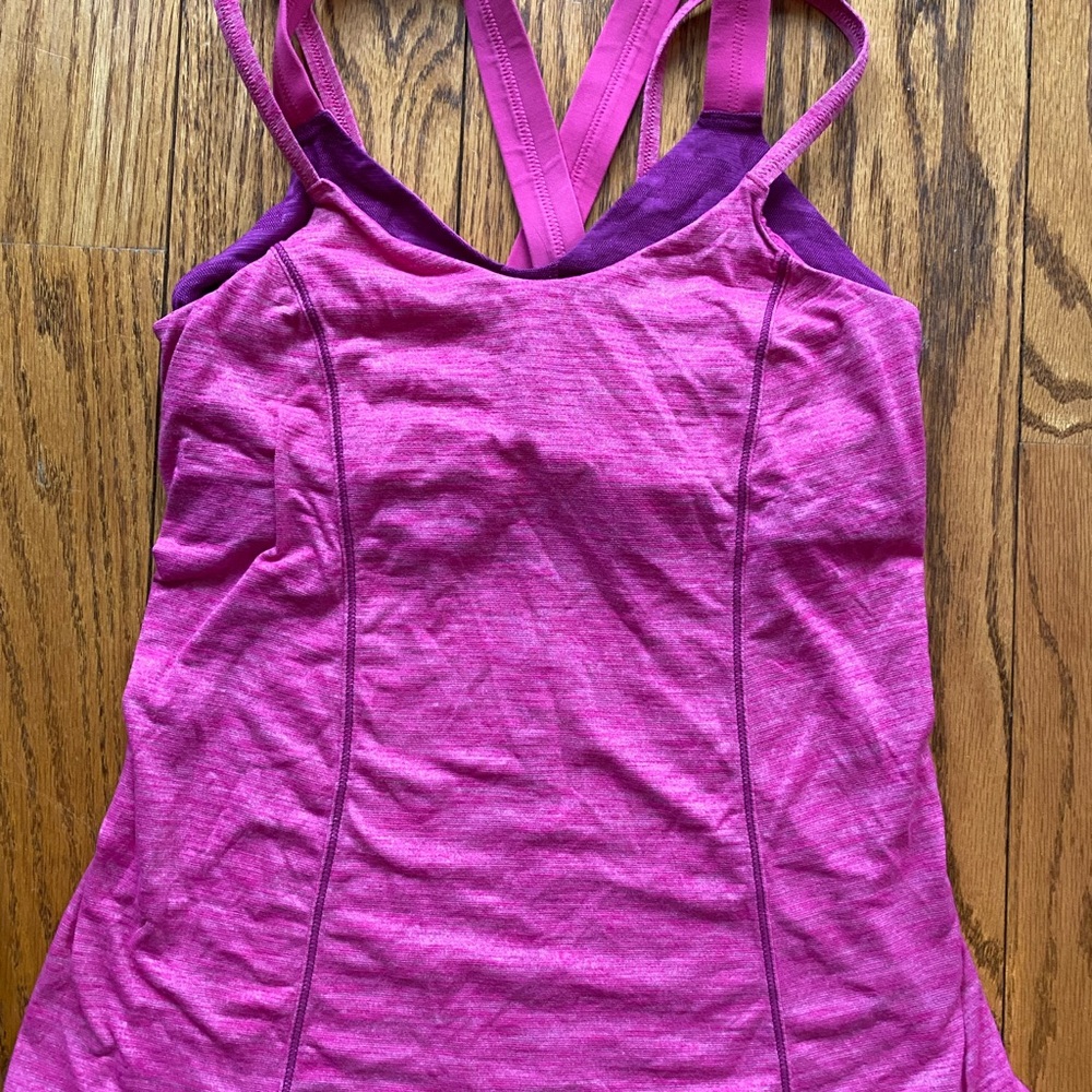 Lululemon Athletica Pink Tank Top